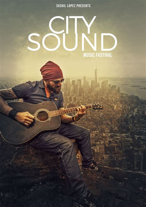 City Sound | Music poster design, Music poster, City posters design