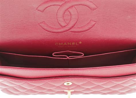 Chanel Red Classic Double Flap Medium Bag – The Closet
