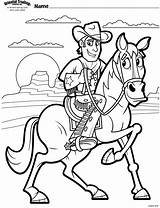 Cowboy Coloring Page  Book pages Books sketch template