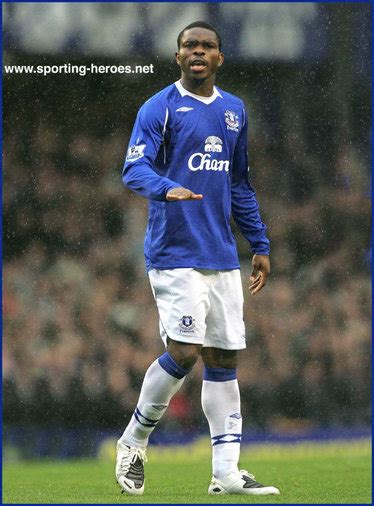 Joseph YOBO - Premiership appearances. - Everton FC