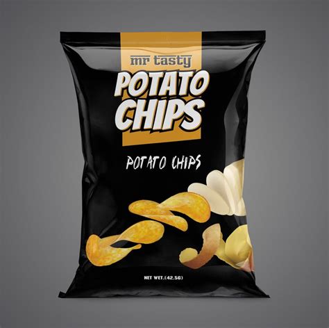 Chips Packet Design | Kemasan desain, Kemasan, Desain