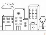 Enjoy Free And Printable Buildings Coloring Pages For Kids sketch template