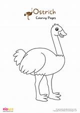 Ostrich Coloring Pages For Kids – Free Printables  Art & Craft sketch template