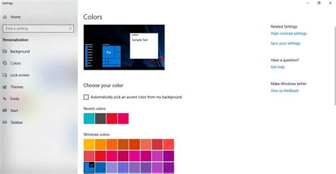 How to Change Windows 10 Window Colors and Appearance