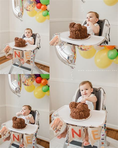 A Very Brown Bear Birthday Party | atlanta baby photographer