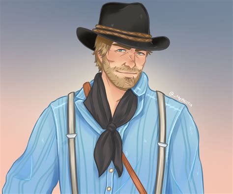 Arthur Morgan Fanart - Artstation Portrait Of Arthur Morgan Red Dead ...