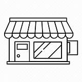 Convenience Store Design Layout Sketch Coloring Page sketch template