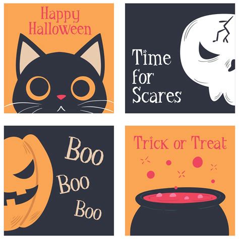 Happy Halloween Printable Cards - Printable Word Searches