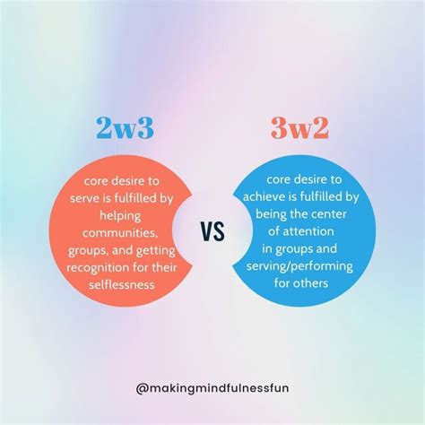 Enneagram 2w3 VS 3w2: Which Are You? » Making Mindfulness Fun