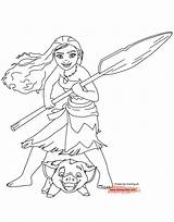 Disney Moana Coloring Pages sketch template