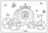 Cinderella Carriage Coloring Pages sketch template