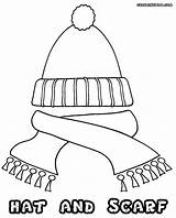 Hat Winter Coloring – SimplyColoringPages sketch template