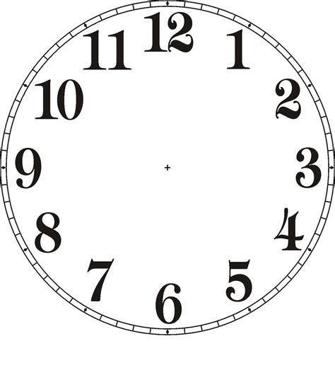 Free Clock Faces Templates | Activity Shelter