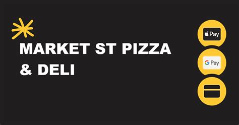 Market St Pizza & Deli - View Menu & Order Online - 871 N Market St ...