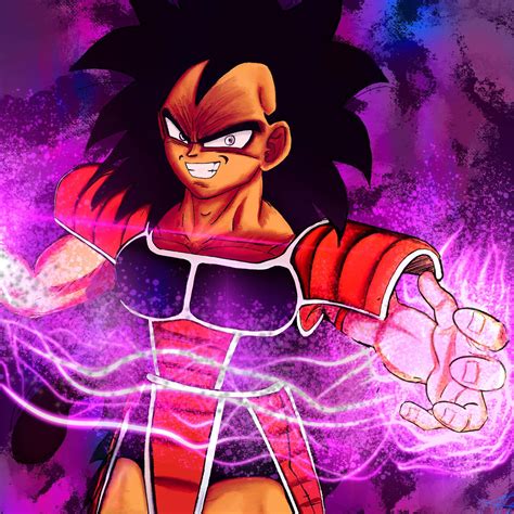 Download The Saiyan warrior Raditz ready for action. Wallpaper | Wallpapers.com