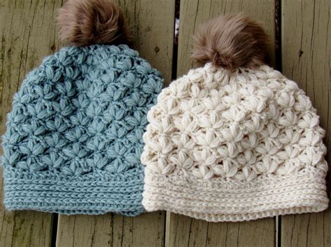 Winter Blossom Slouch Crochet Pattern, Options to Make a Regular Beanie ...