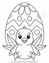Chick In Egg Coloring Pages sketch template