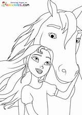 Spirit Riding Free Coloring Pages sketch template