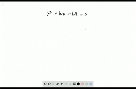 SOLVED:Find the value of k that would make the left side of each equation a perfect square ...