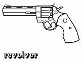 Gun Coloring Page sketch template