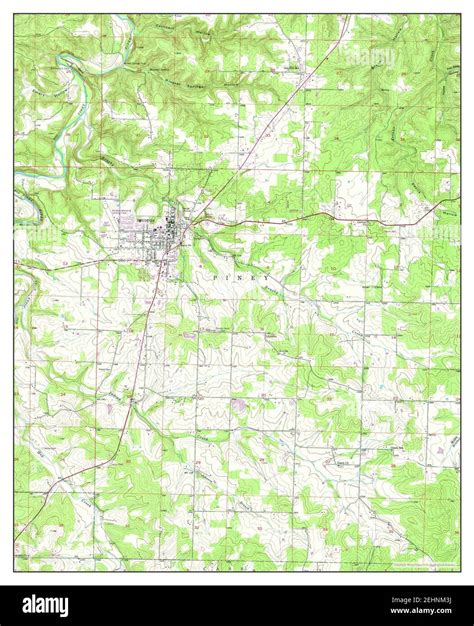 Houston, Missouri, map 1951, 1:24000, United States of America by Timeless Maps, data U.S ...