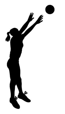 Volleyball Pass Silhouette