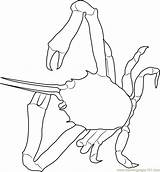 Masked Crab Coloring Page For Kids  Free Printable Pages sketch template
