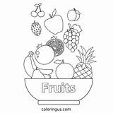 Fruit Coloring Pages Free Printable PDF sketch template