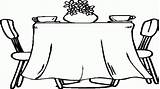 dining Room For coloring  Clip Art Library sketch template