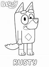 Bluey Bandit Colorir Bajka Kolorowanki Cartonionline Rysunki Raskrasil  sketch template