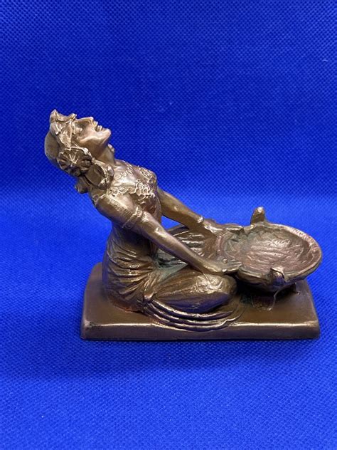 Weidlich Bros WB Art Nouveau Bronze Gilt Maiden Incense Burner | eBay