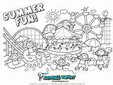 Preschool Summer Coloring Worksheets Pages sketch template