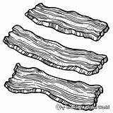 Bacon Coloring Pages  Free & Printable sketch template