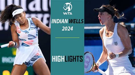 Naomi Osaka vs Liudmila Samsonova Highlights | Indian Wells 2024 | 3.9. ...