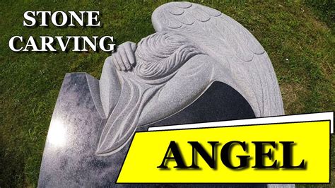Stone carving. Angel of stone. Ангел з каменя. - YouTube