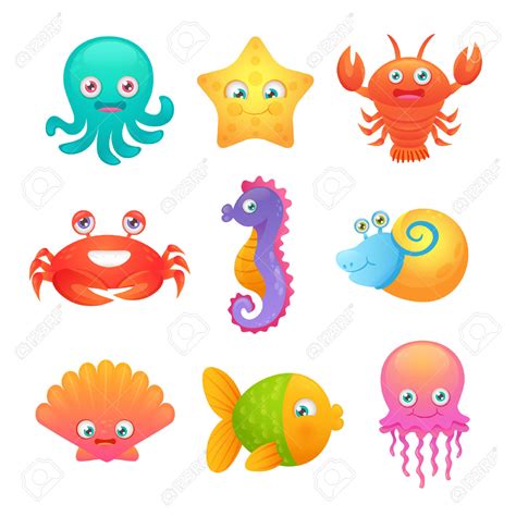 Sea Creature Clipart | Free download on ClipArtMag