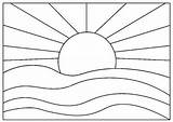 60 Sunset Coloring Pages  ColoringPagesOnlycom sketch template