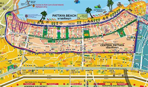 USEFUL PATTAYA MAPS FOR FIRST TIME VISITORS - Chrome Crumpet