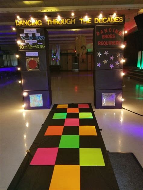 RLC Middle School Dance. Dancing through the Decades | 1000 | 80s party decorations, Dance party ...