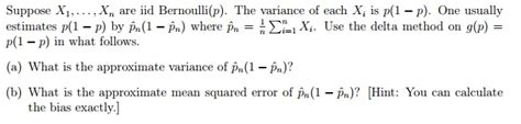 variance - Finding the MSE Using the Delta Method - Cross Validated