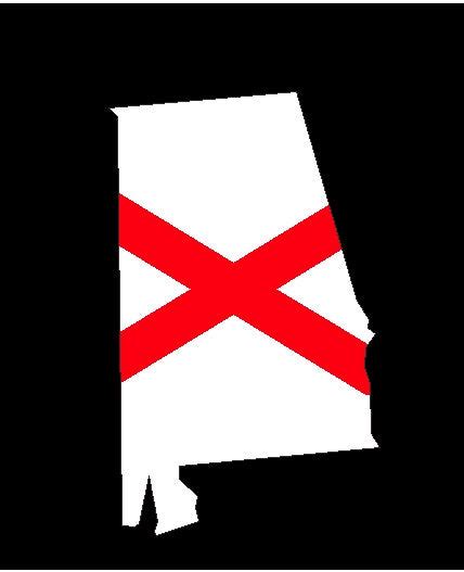 alabama state flag decal – House Of Grafix