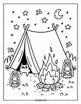 105  Campfire Coloring Pages For Kids & Adults Free Printable PDFs sketch template