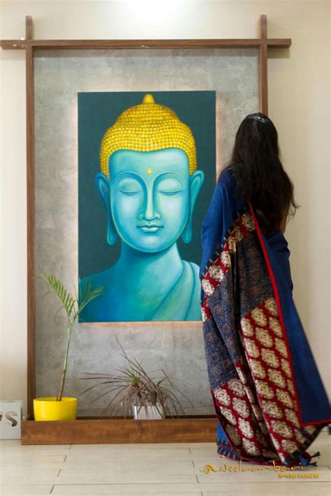 Fair-minded tightened meditation room zen click here to read | Wall decor living room, Buddha ...
