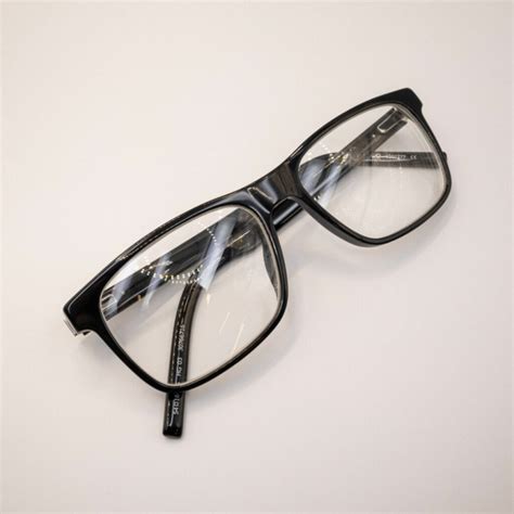 Hugo Boss Eyeglasses Blue Square Glasses (Prescription) #58818 - Monty's