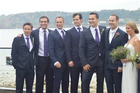 The bestmen ,Henry, Simon, nik and piers . And the groom Charlie and bridesmaids, me and friends ...