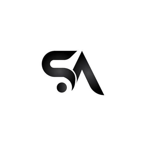 Premium Vector | Sa letter logo design | Letter logo design, Letter logo, Logo design