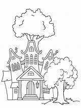 Delightful Fairy House Haven sketch template