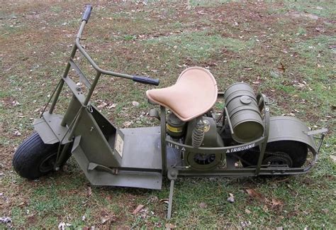 WWII Airborne Cushman M53 scooter Scooter Design, Bike Design, Motor Scooters, Motor Car, Custom ...