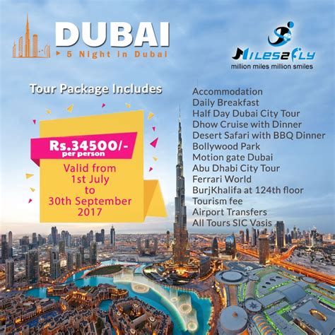 Book Dubai Holiday Packages with #Miles2fly. Experience best of #Dubai Tour at a reasonable ...