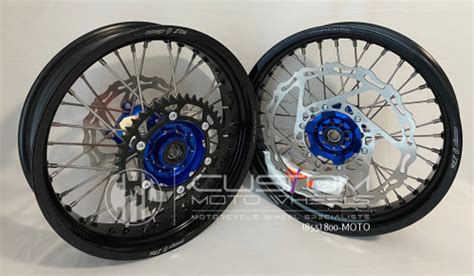 Pre-Built Warp 9 Supermoto Wheels | Custom Moto Wheels